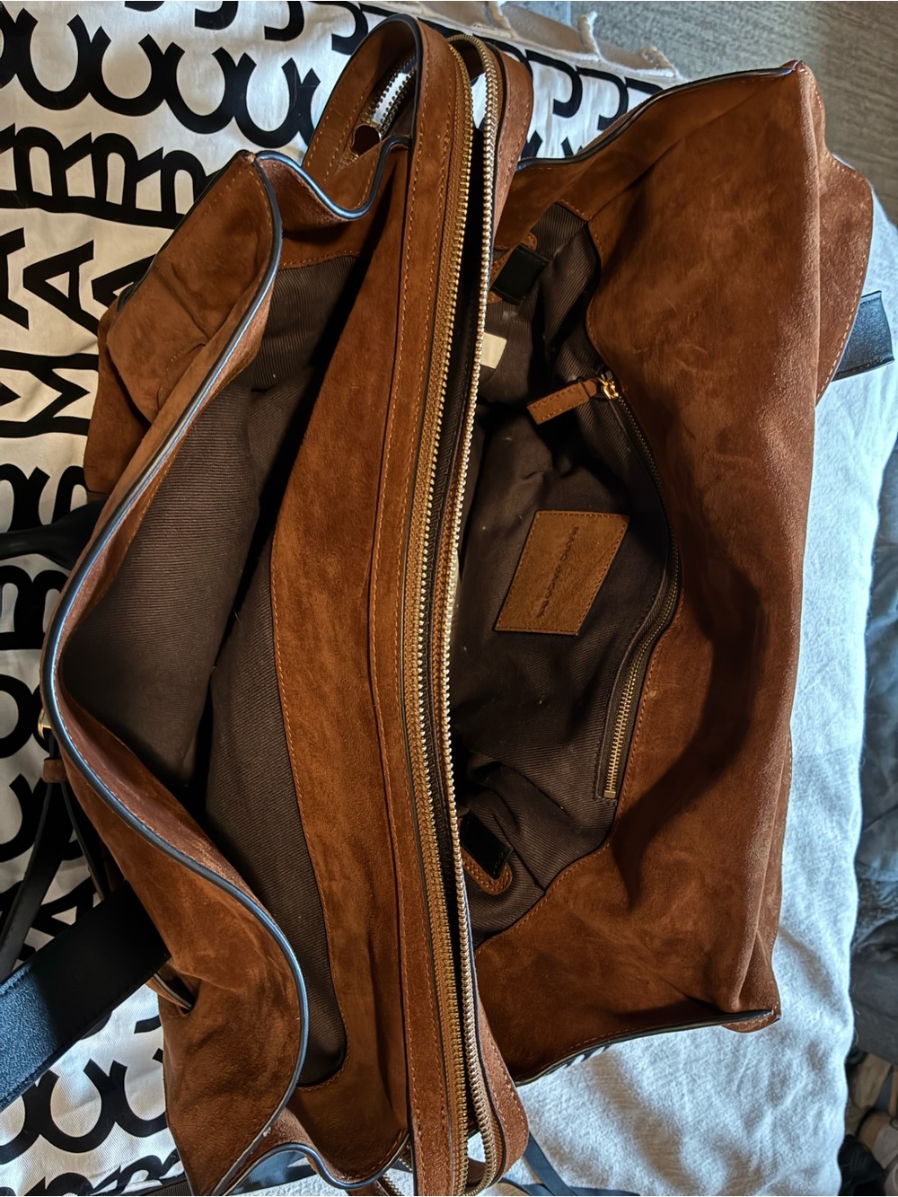 Marc Jacobs Tote The Dakota gamuza - Picture 3 of 4